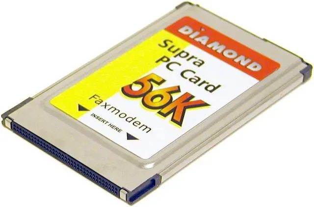 Main image of DIAMOND SupraMax SM56PCM PCMCIA 56K Modem