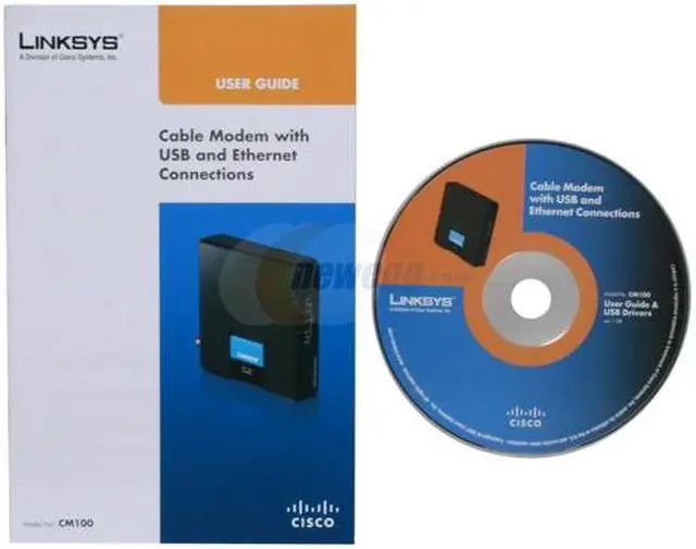 Alt view image 6 of 7 - LINKSYS CM100 Cable Modem with USB and Ethernet Connections Ethernet Port DOCSIS 1.0, DOCSIS 1.1 Certified, DOCSIS 2.0 Certified, IEEE 802.3, IEEE 802.3u, USB1.1