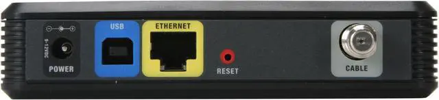 Alt view image 4 of 7 - LINKSYS CM100-RM Cable Modem with USB and Ethernet Connections Ethernet Port DOCSIS 1.0, DOCSIS 1.1 Certified, DOCSIS 2.0 Certified, IEEE 802.3, IEEE 802.3u, USB1.1