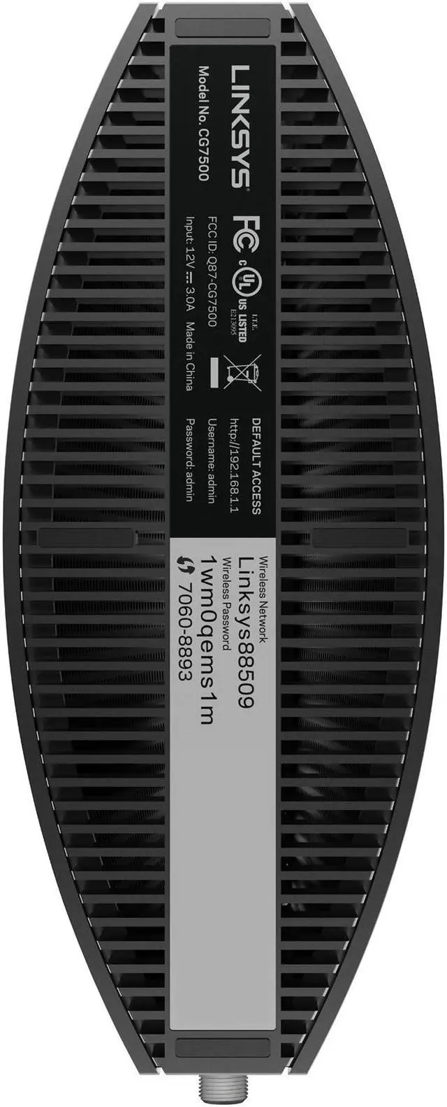 Alt view image 6 of 7 - Linksys High Speed DOCSIS 3.0 24x8 AC1900 Cable Modem Router, Certified for Xfinity by Comcast and Spectrum by Charter (CG7500)