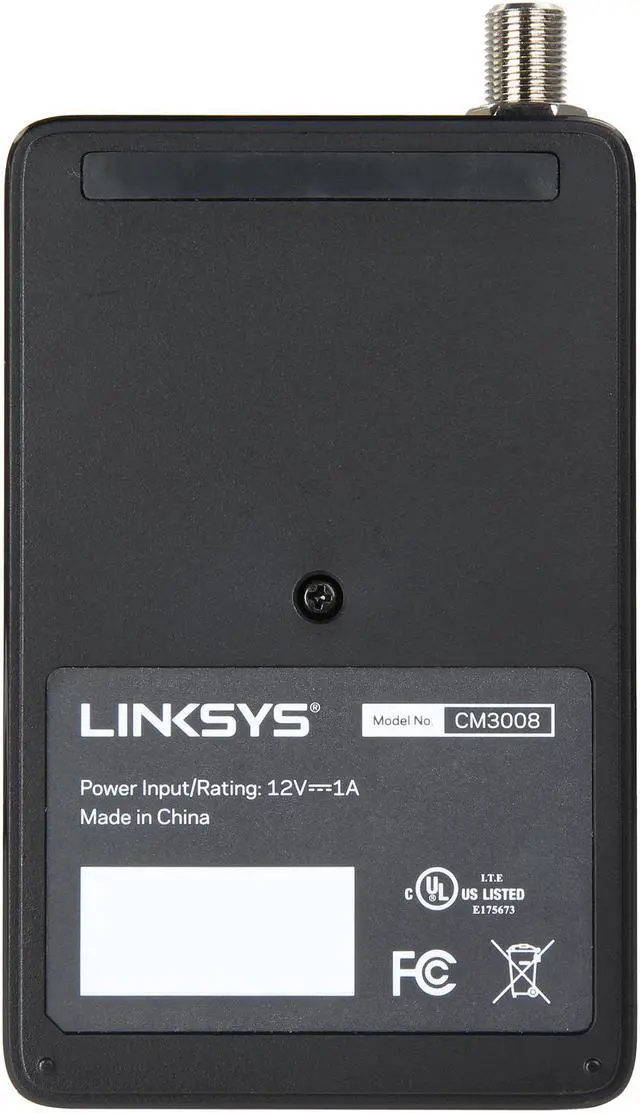 Alt view image 4 of 7 - LINKSYS CM3008-RM-B Docsis 3.0 Cable Modem (8x4 Bonded Channels) (Certified Refurbished) 1 x Gigabit Ethernet DOCSIS 1.1 Certified 
DOCSIS 2.0 Certified 
DOCSIS 3.0 Certified