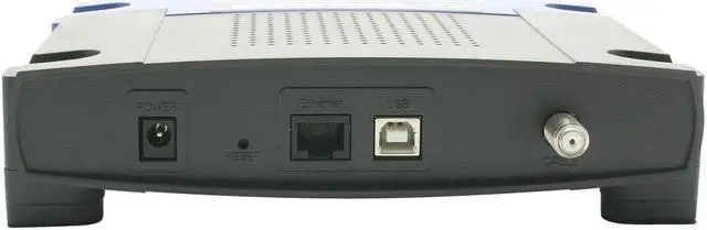 Alt view image 3 of 5 - LINKSYS BEFCMU10 10/100Base-T Cable Modem with USB and Ethernet Connections