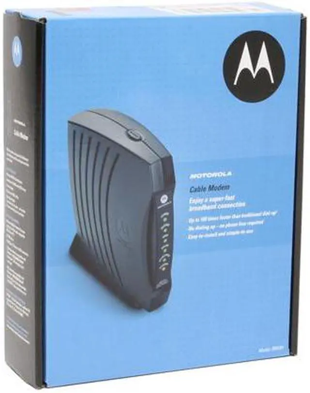 Alt view image 6 of 6 - MOTOROLA SURFboard SB5101 Cable Modem 38Mbps Downstream, 30Mbps Upstream USB and Ethernet 10/100Base-T DOCSIS 2.0/1.1
