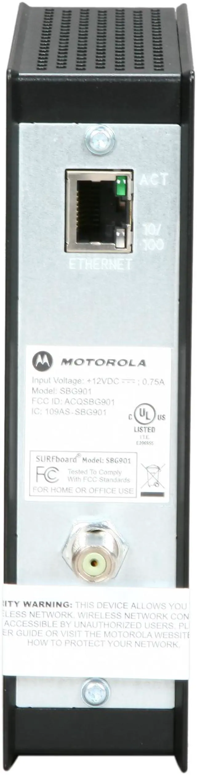 Alt view image 4 of 5 - ARRIS / Motorola SurfBoard SBG6580 DOCSIS 3.0 N300 Cable Modem WiFi Router (SBG6580)