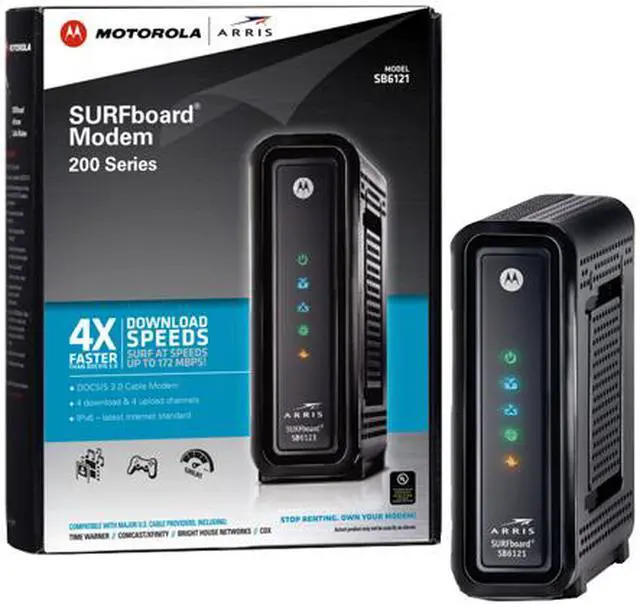 Alt view image 4 of 4 - ARRIS SurfBoard SB6121 DOCSIS 3.0 Cable Modem