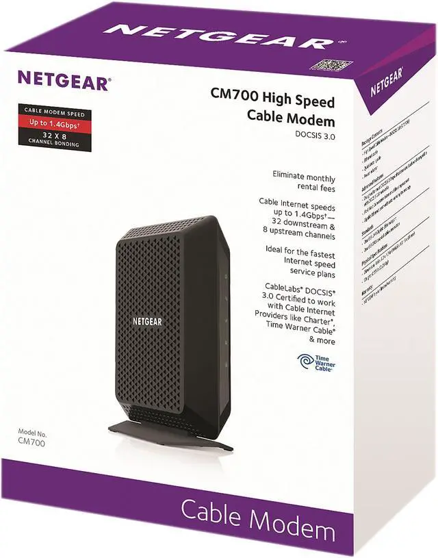 Alt view image 7 of 7 - NETGEAR High-Speed Cable Modem (CM700)