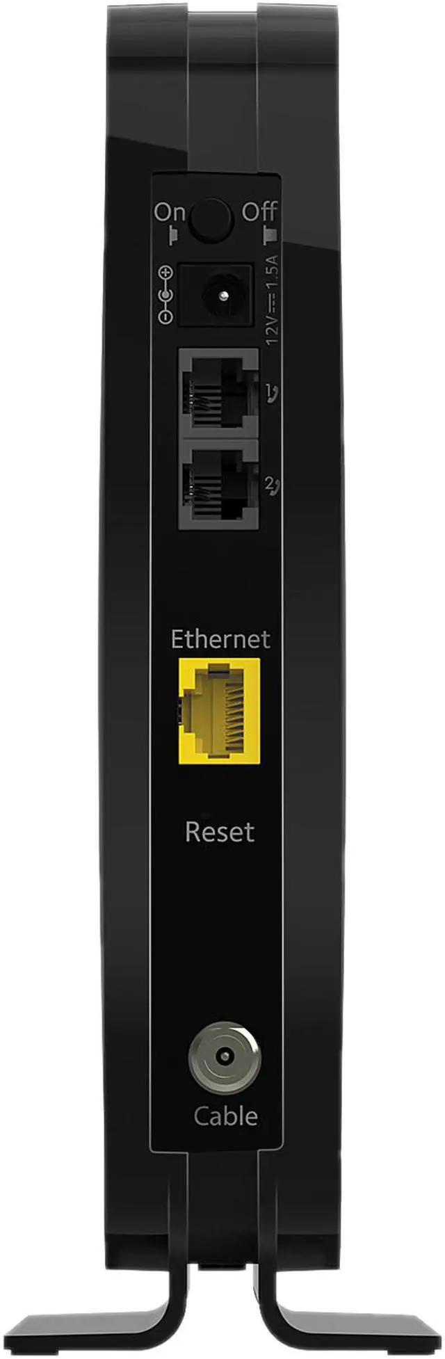 Alt view image 3 of 4 - NETGEAR CM500V Cable Modem for Internet & Voice Provides a Connection to High-speed Cable Internet with Speeds Up to 680 Mbps and Supports 2 Phone Lines