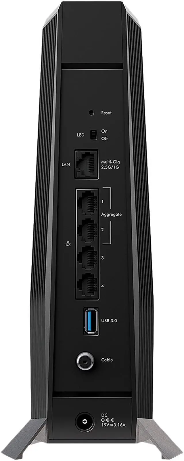 Alt view image 5 of 6 - Netgear Nighthawk DOCSIS 3.1 Two-in-one Cable Modem + WiFi 6 Router Combo, 6Gbps (CAX80)
