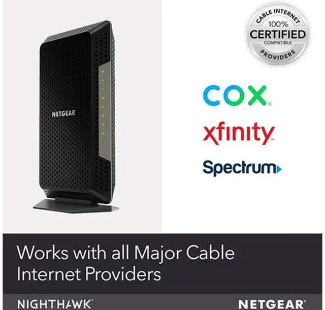 Alt view image 3 of 5 - NETGEAR Certified Refurbished Nighthawk Multi-Gig Speed Cable Modem DOCSIS 3.1 with Multi-IP support (CM1200)