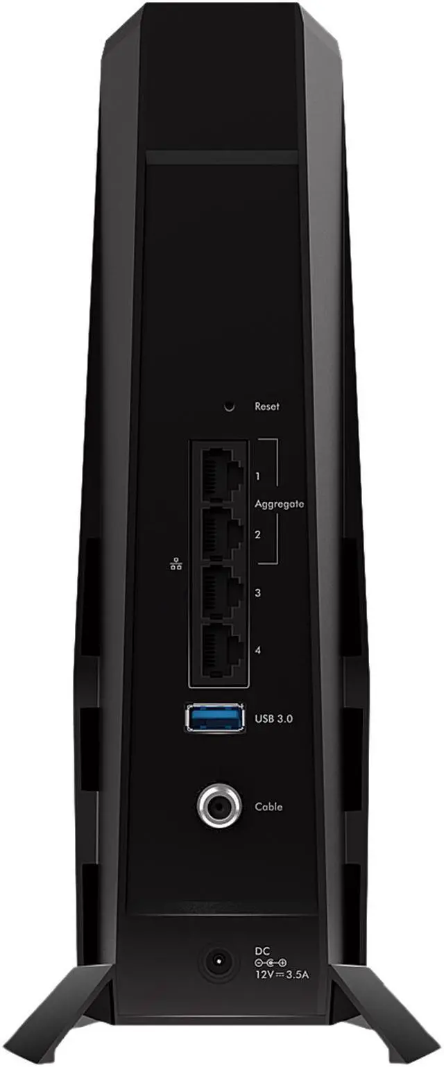 Alt view image 6 of 6 - NETGEAR Nighthawk Cable Modem with Built-in WiFi 6 Router (CAX30) Cable Plans Up to 2Gbps | AX2700 WiFi 6 speed | DOCSIS 3.1