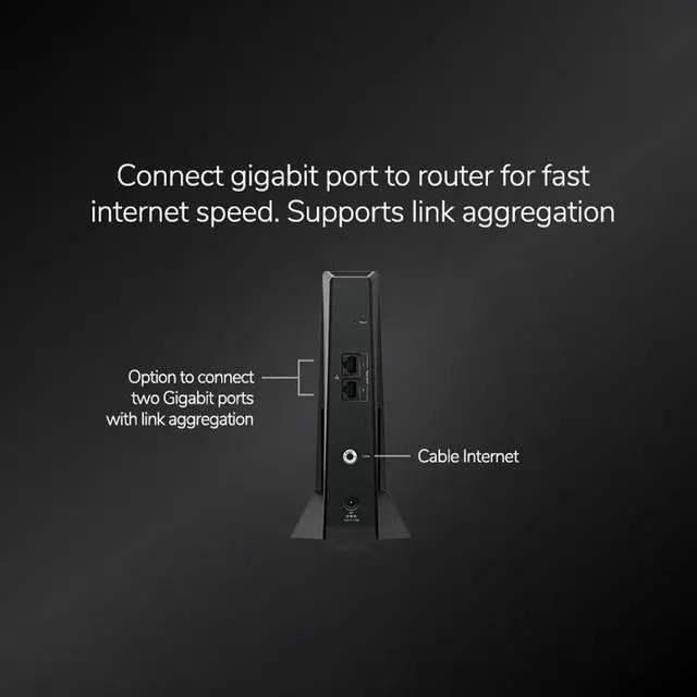 Alt view image 3 of 4 - NETGEAR Nighthawk Mid/high-Split Multi-Gig 2Gbps Cable Modem | CM2500