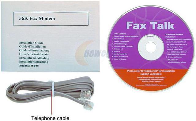 Alt view image 3 of 4 - Apollo ENF656-GHW-INPR 56K V.92 PCI Fax Modem 56Kbps PCI Bus (Plug & Play) V.92 and earlier ITU standards