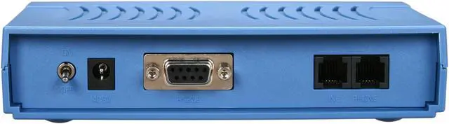 Alt view image 4 of 5 - TRENDnet TFM-560X External Data/Fax/TAM Modem 56Kbps RS-232 (Serial Port) V.92 56 Kbps ITU standard V.90 56 Kbps ITU standard V.34 33.6 Kbps ITU standard V.32bis, V.32, V.22bis, V.23, V.21, Bell 212A, Bell 103