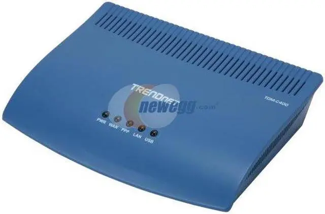Alt view image 2 of 6 - TRENDnet TDM-C400 ADSL Fast Modem Router USB and Ethernet 10/100Base-T