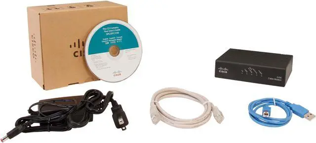 Alt view image 6 of 6 - Cisco DPC2100 4012460 DOCSIS 2.0 Cable Modem 100/10 Ethernet port, USB 1.1 port