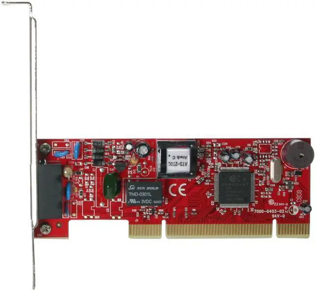 Alt view image 3 of 7 - Rosewill RC-403 Conexant 56Kbps PCI Bus (Plug & Play) Modem - WINDOWS VISTA READY