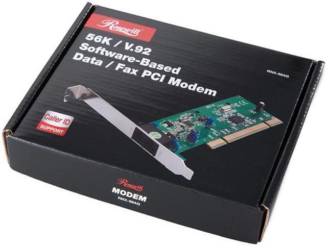 Alt view image 12 of 12 - Rosewill RNX-56AG Agere 56Kbps PCI Bus (Plug & Play) Internal V.92 PCI Data/Fax/TAM modem Windows 8 Compatible