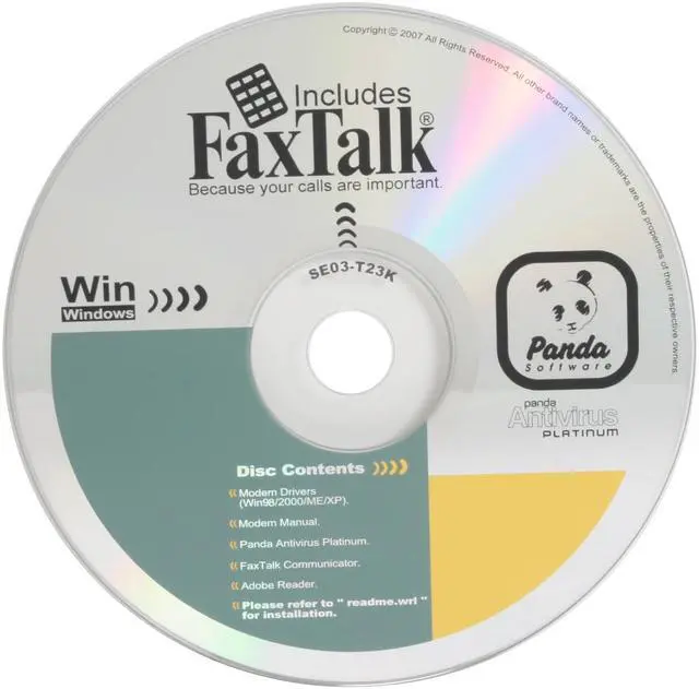 Alt view image 6 of 7 - ENCORE ENF656-ESW-NDPR Fax Modem 56Kbps PCI Bus (Plug & Play) Data Mode: ITU-T V.92, V.90, V.34, V.32 bis, V.32, V.22 bis, V.22, V.23, V.21, Bell 212A and Bell 103 Data Compression: ITU-T V.44, V.42 bis/MNP 5 Error Correction: ITU_ V.42/MNP