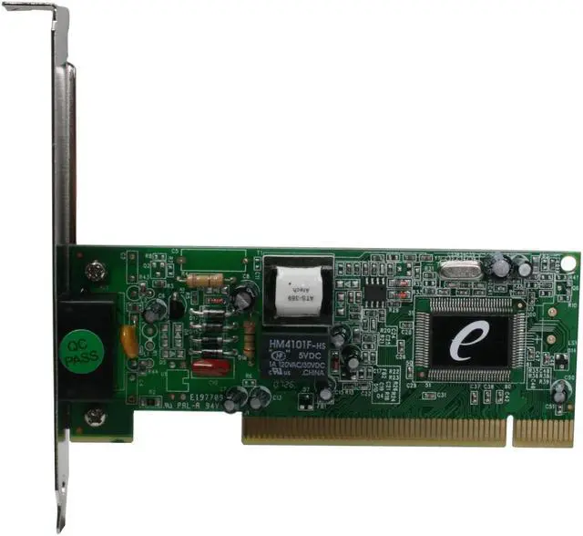 Alt view image 3 of 7 - ENCORE ENF656-ESW-NDPR Fax Modem 56Kbps PCI Bus (Plug & Play) Data Mode: ITU-T V.92, V.90, V.34, V.32 bis, V.32, V.22 bis, V.22, V.23, V.21, Bell 212A and Bell 103 Data Compression: ITU-T V.44, V.42 bis/MNP 5 Error Correction: ITU_ V.42/MNP