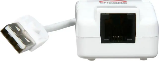 Alt view image 2 of 6 - ENCORE ENF656-USB-AGER Fax/Modem 56Kbps USB V.92 and earlier ITU standards