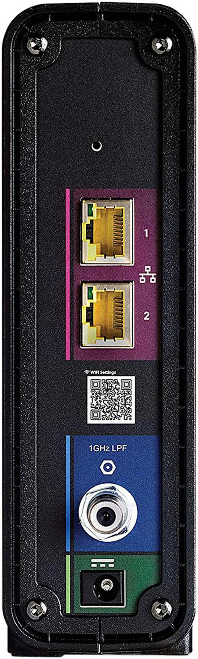 Alt view image 4 of 5 - ARRIS SURFboard SBG10 2-in-1 Cable Modem & AC1600 Dual-Band Wi-Fi Router, DOCSIS 3.0, Max 686 Mbps Speeds, Gigabit Ethernet, Black