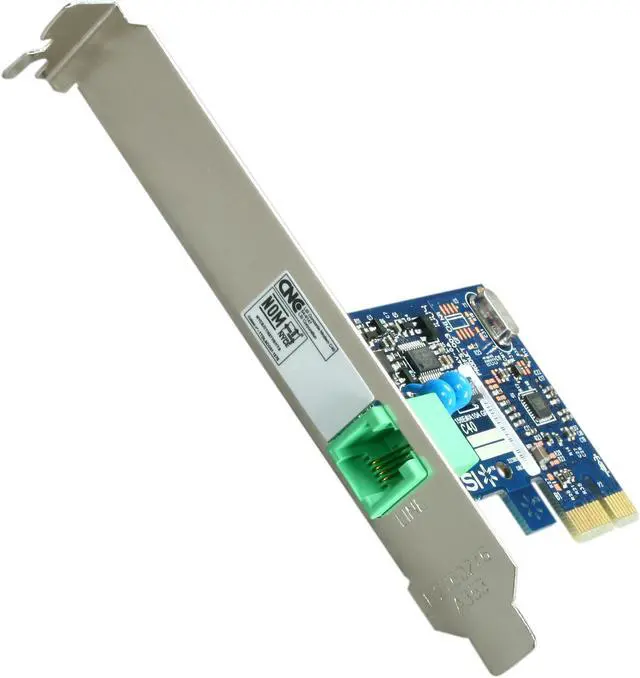 Main image of HP FH970AA International SoftModem 56Kbps PCI Express ITU-T V.90, ITU-T, ITU-T V.34, V.44, V.42, V.42bis21, V.32bis, Bell 212A, and Bell 103