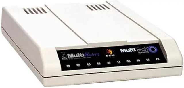 Main image of MultiTech MultiModem ZBA MT5634ZBA-V92-NAM V.92 Data/Fax Modem 56Kbps RS-232 (Serial Port) ITU-T V.92 ITU-T V.90 ITU-T V.34