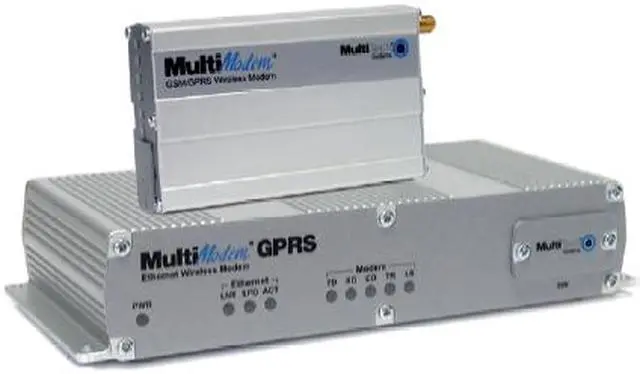 Alt view image 2 of 2 - MultiTech MTCBA-G-F4-NAM MultiModem GPRS Wireless Modem RS-232