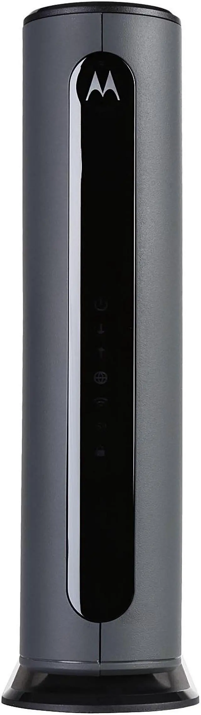 Alt view image 3 of 6 - Motorola MG7550 16x4 Cable Modem Plus AC1900 Dual Band WiFi Gigabit Router with Power Boost and DFS, 686 Mbps Maximum DOCSIS 3.0 - Approved by Comcast Xfinity, Cox, Charter Spectrum, More (Black)