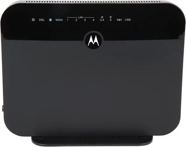 Alt view image 2 of 6 - MOTOROLA MD1600-10 VDSL2 / ADSL2+ Modem Plus AC1600 Wi-Fi Gigabit Router Ethernet Port