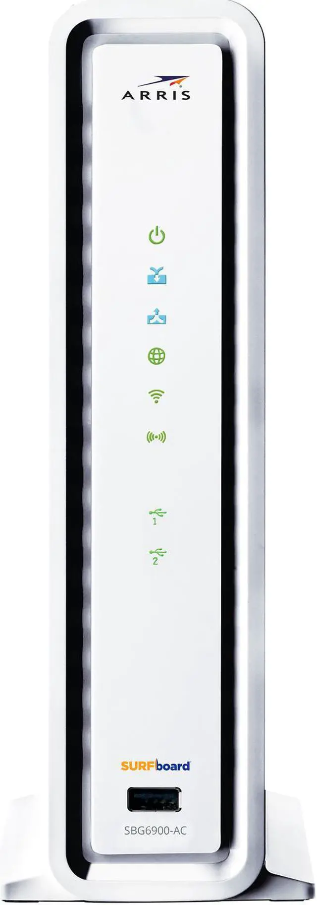 Alt view image 2 of 4 - ARRIS SURFboard SBG6900-AC DOCSIS 3.0 Cable Modem & AC1900 Dual Band Gigabit Wireless Router