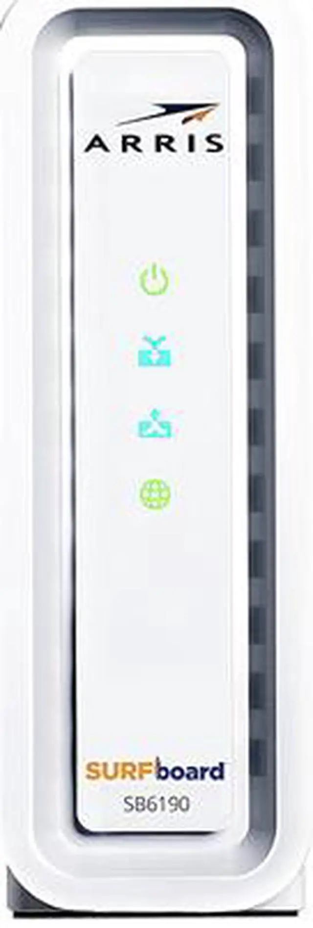 Alt view image 2 of 3 - Arris SURFboard SB6190 Gigabit Ethernet Cable Modem - 1.4 Gbps - Fast / Gigabit Ethernet