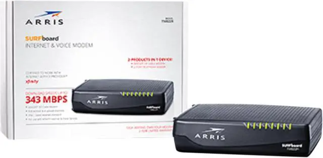 Alt view image 4 of 4 - ARRIS Touchstone TM822R Xfinity Internet & Voice Modem