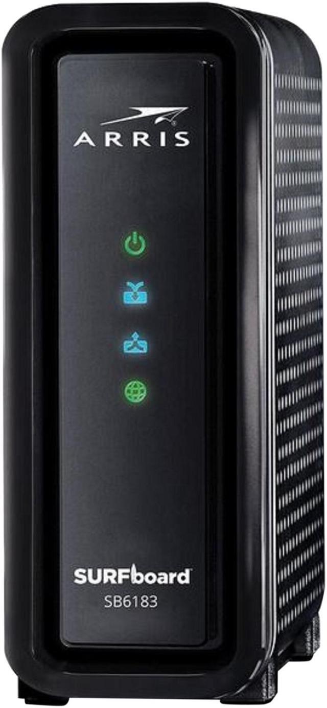 Alt view image 2 of 3 - ARRIS SURFboard SB6183 DOCSIS 3.0 Cable Modem - 600 MHz Dual-Thread Processor (Black)