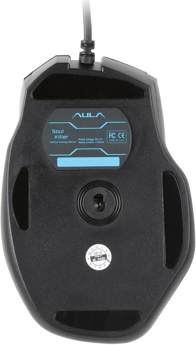 Alt view image 4 of 5 - AULA Killing Soul SI-928 Black 7 Buttons 1 x Wheel USB Wired Optical Gaming Mouse