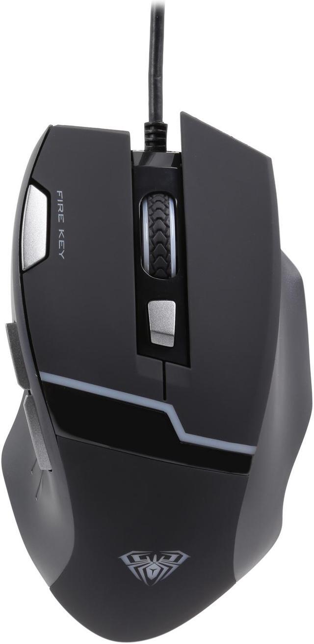 Alt view image 3 of 5 - AULA SI-9008 Black 7 Buttons USB Wired Optical Gaming Mouse