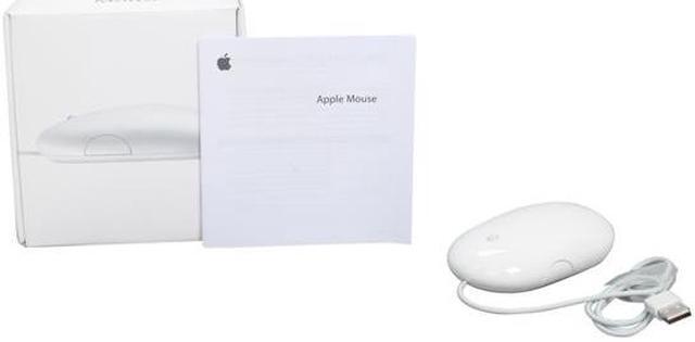 Alt view image 4 of 4 - Apple White 4 Buttons USB Wired Mighty Mouse Model MB112LL/B
