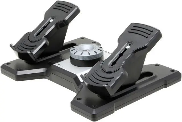 Alt view image 3 of 10 - Saitek PZ35 Pro Flight Rudder Pedals