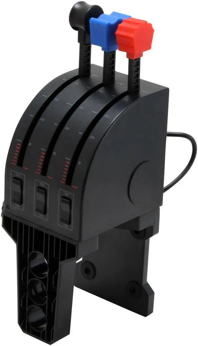 Alt view image 7 of 12 - Saitek Pro Flight Yoke with Three-Lever Throttle (PZ44)