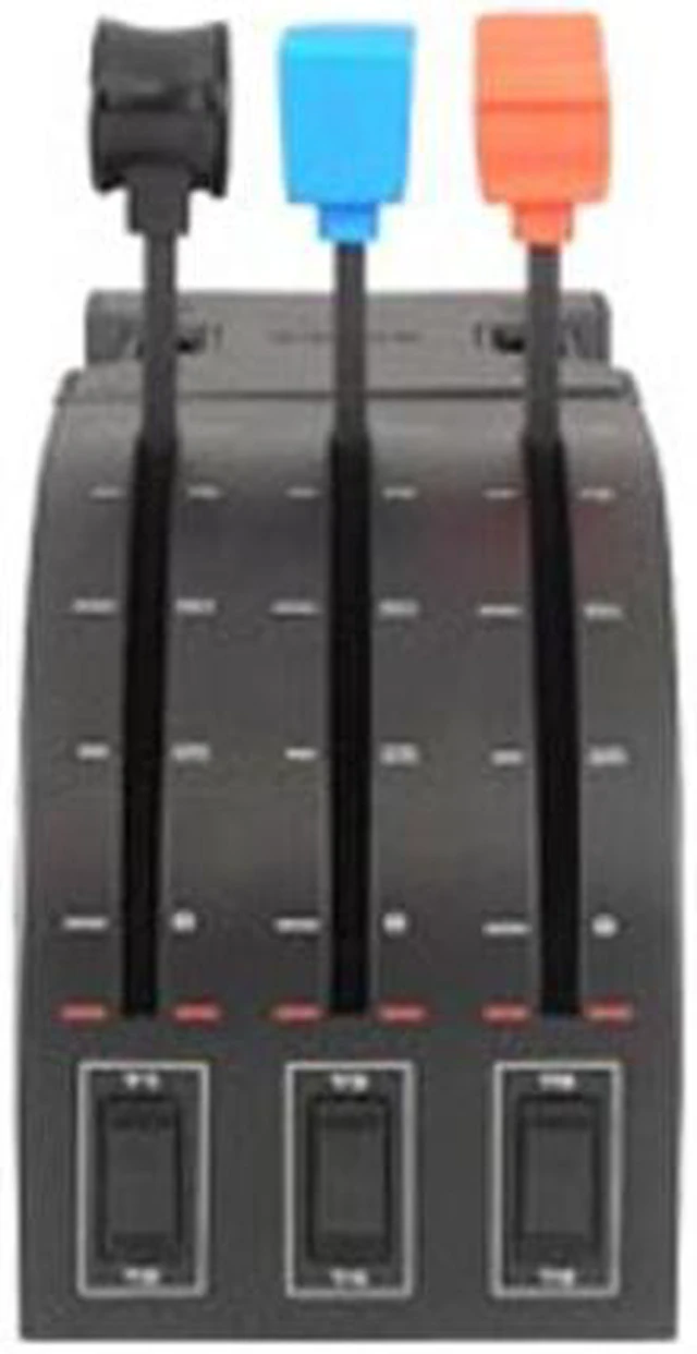 Alt view image 3 of 3 - Saitek Three Lever Pro Throttle Quadrant (PZ45)