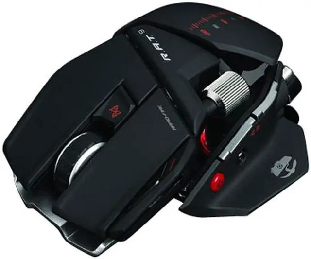 Main image of Cyborg CCB4370900B2/02/1 Black 7 Buttons 1 x Wheel USB Laser R.A.T. 9 Gaming Mouse