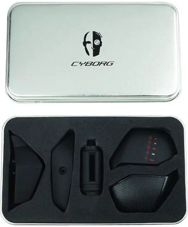 Alt view image 9 of 9 - Cyborg CCB4370900B2/02/1 Black 7 Buttons 1 x Wheel USB Laser R.A.T. 9 Gaming Mouse