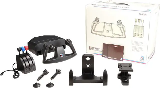 Alt view image 10 of 10 - Saitek  Pro Flight Cessna Yoke System