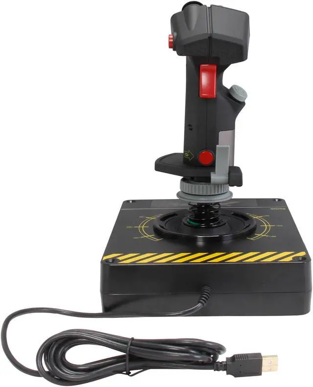 Alt view image 7 of 9 - Mad Catz Saitek Pro Flight X-55 Rhino H.O.T.A.S. (Hands on Throttle and Stick) System for PC