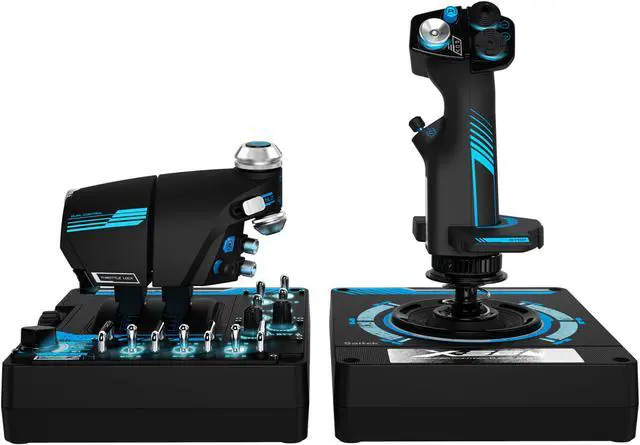 Alt view image 3 of 12 - Saitek Pro Flight X-56 Rhino H.O.T.A.S. (Hands on Throttle and Stick) System for PC
