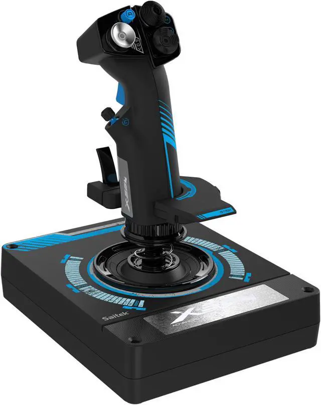 Alt view image 4 of 12 - Saitek Pro Flight X-56 Rhino H.O.T.A.S. (Hands on Throttle and Stick) System for PC
