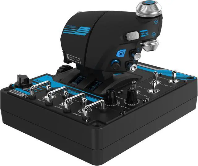 Alt view image 7 of 12 - Saitek Pro Flight X-56 Rhino H.O.T.A.S. (Hands on Throttle and Stick) System for PC