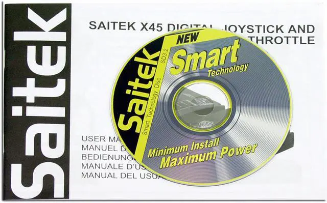 Alt view image 2 of 3 - Saitek J24C X45 Flight Control Joystick
