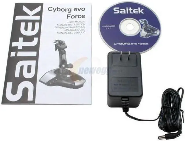 Alt view image 4 of 5 - Saitek PS27 Cyborg Evo Force PC Flight Stick