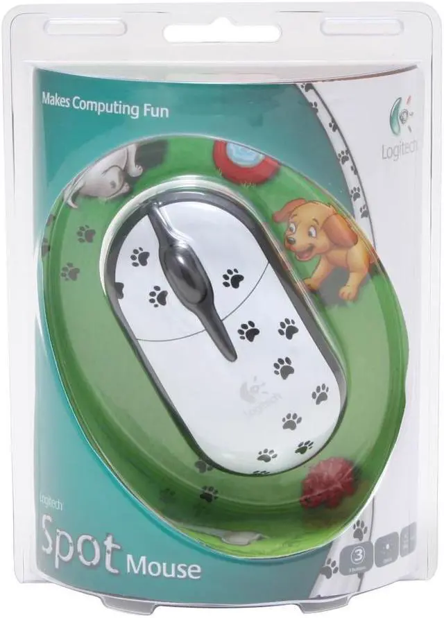 Alt view image 2 of 2 - Logitech Spot 2-Tone 3 Buttons 1 x Wheel USB Optical Mouse